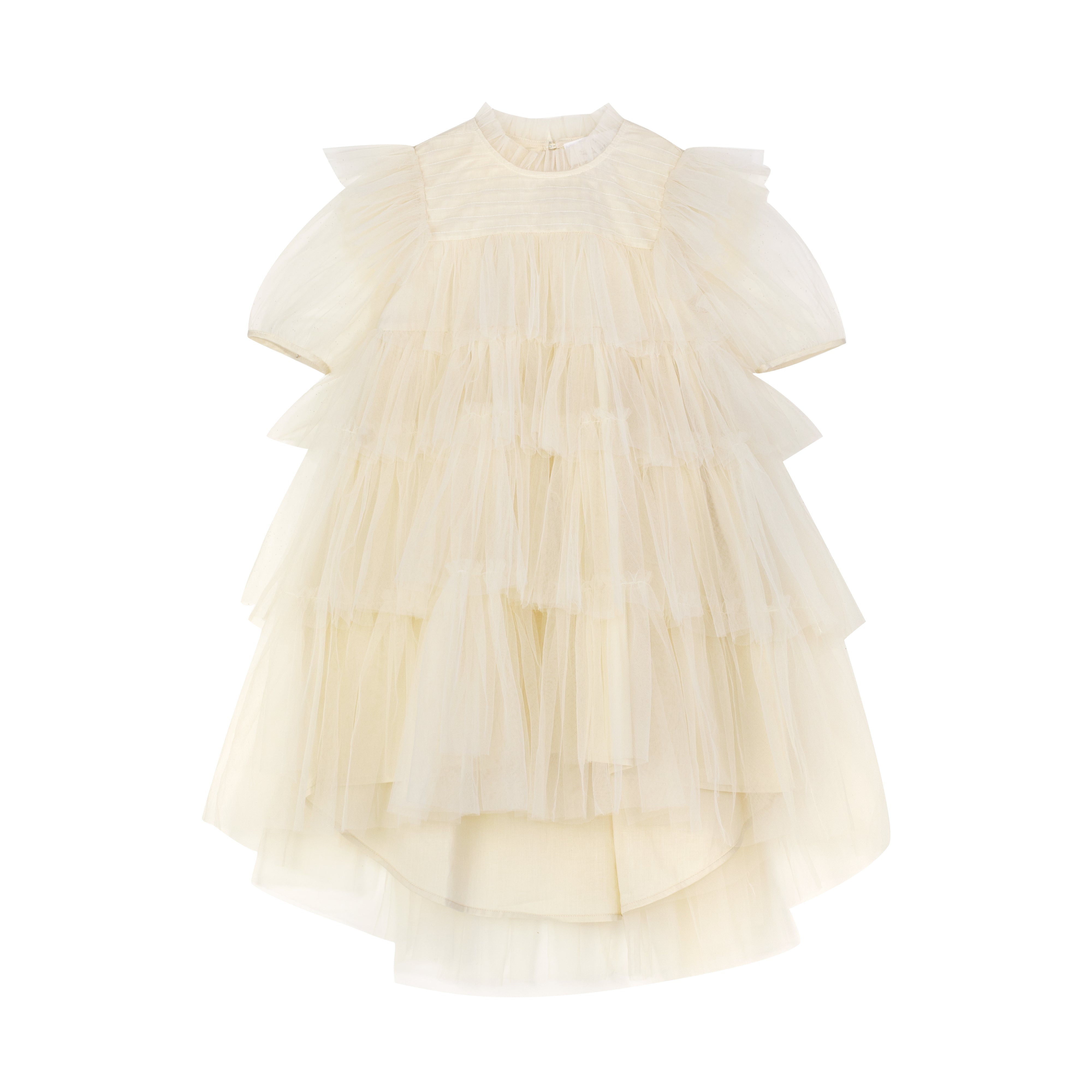 CERA UNA VOLTA CREAM TULLE DRESS