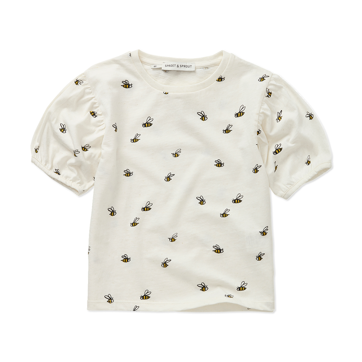 SPROET & SPROUT BIEGE BEE PRINT T-SHIRT