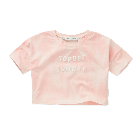 SPROET & SPROUT LIGHT PINK WORDED T-SHIRT