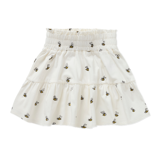 SPROET & SPROUT BIEGE BEE PRINT SKIRT