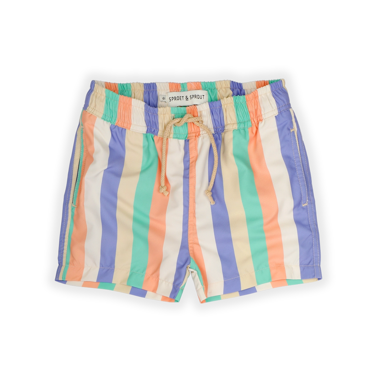 SPROET & SPROUT MULTI STRIPED SWIM TRUNKS