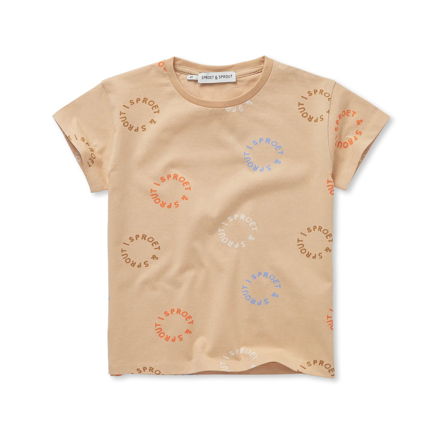 SPROET & SPROUT BEIGE LOGO T-SHIRT