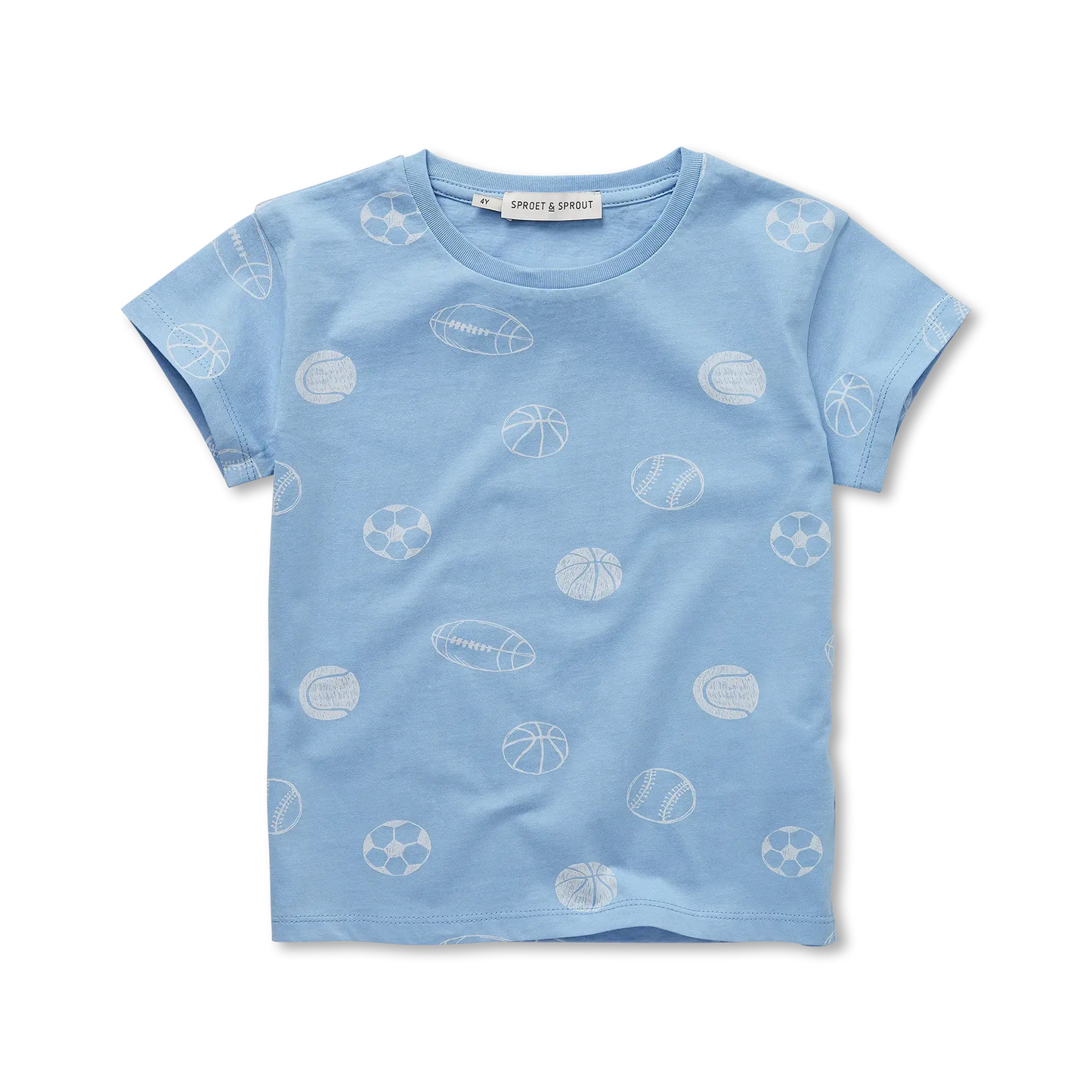 SPROET & SPROUT BLUE SPORTS DESIGNED T-SHIRT