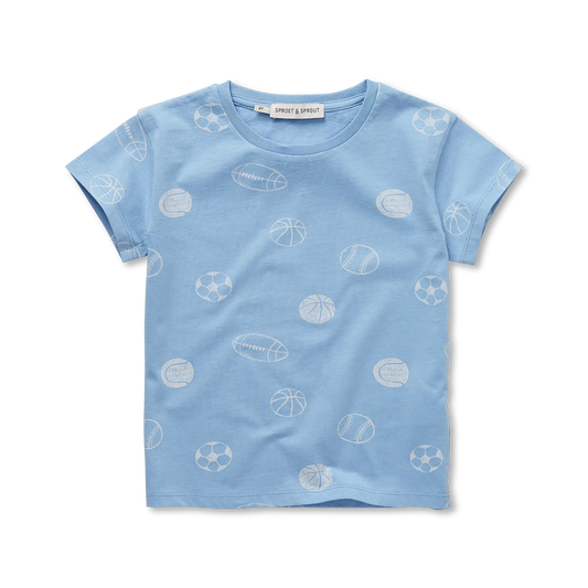 SPROET & SPROUT BLUE SPORTS DESIGNED T-SHIRT