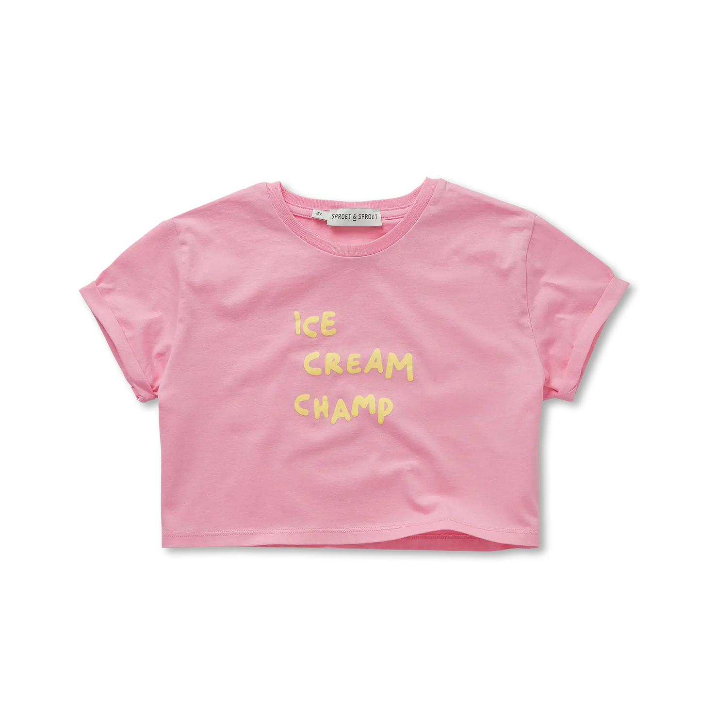 SPROET & SPROUT PINK WORDED T-SHIRT