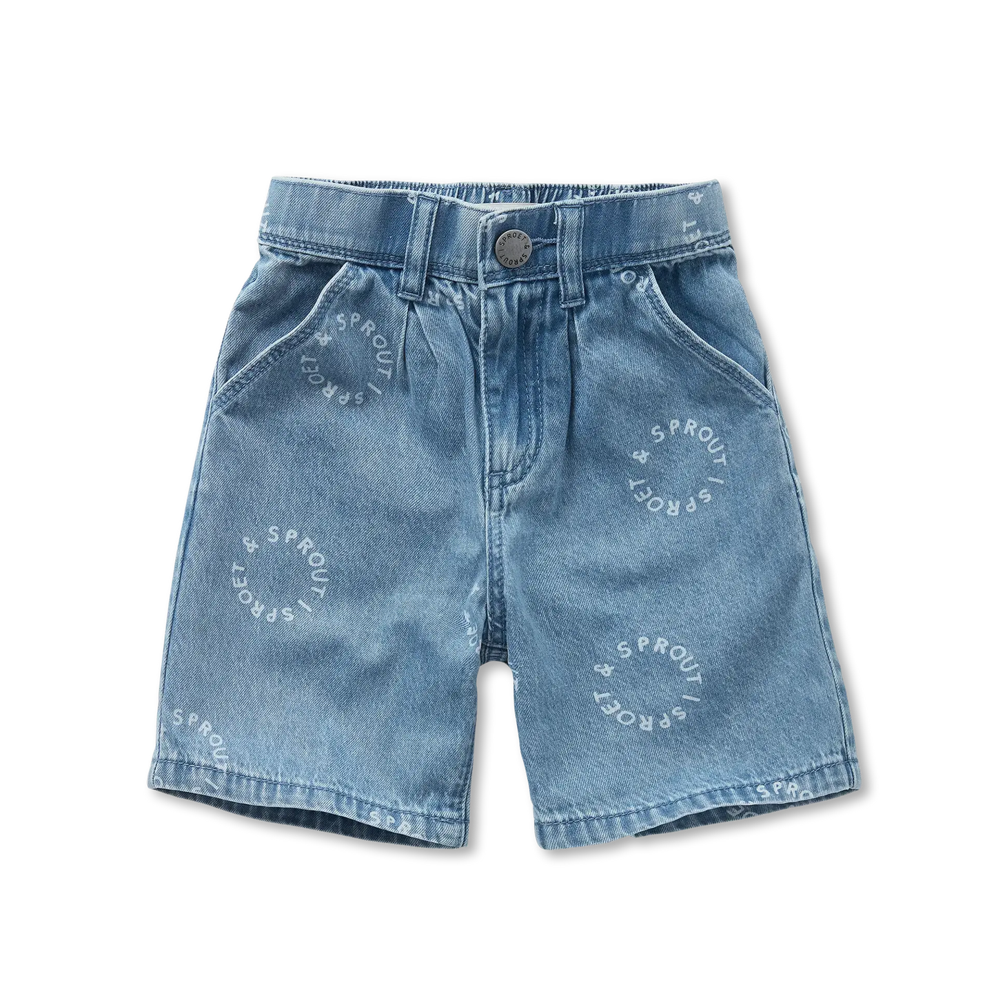 SPROET & SPROUT DENIM LOGO SHORTS