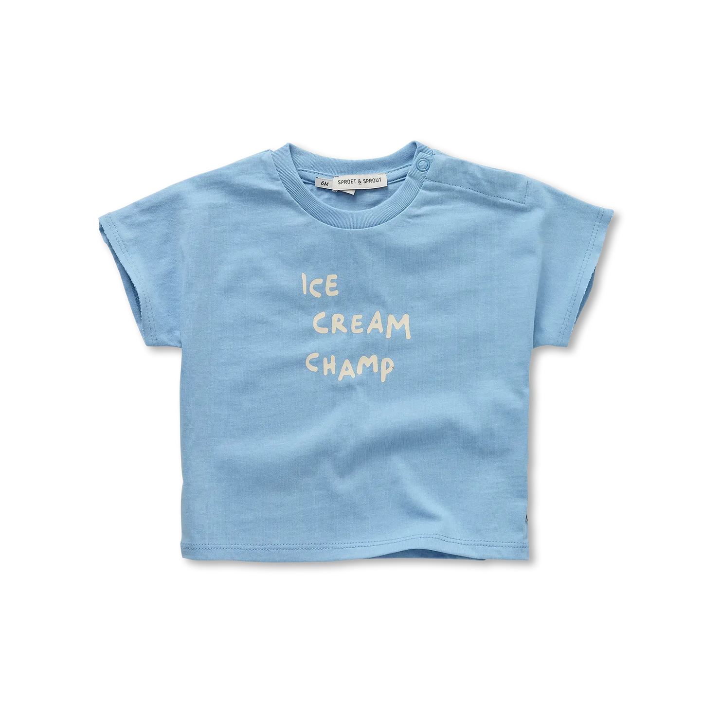 SPROET & SPROUT BLUE WOREDED T-SHIRT