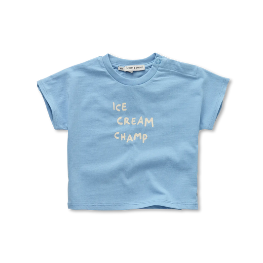 SPROET & SPROUT BLUE WOREDED T-SHIRT