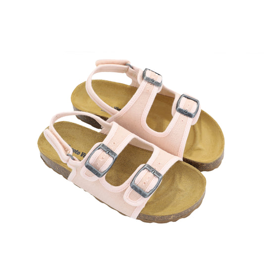 TOCOTO VINTAGE PINK DOUBLE STRAP SANDEL