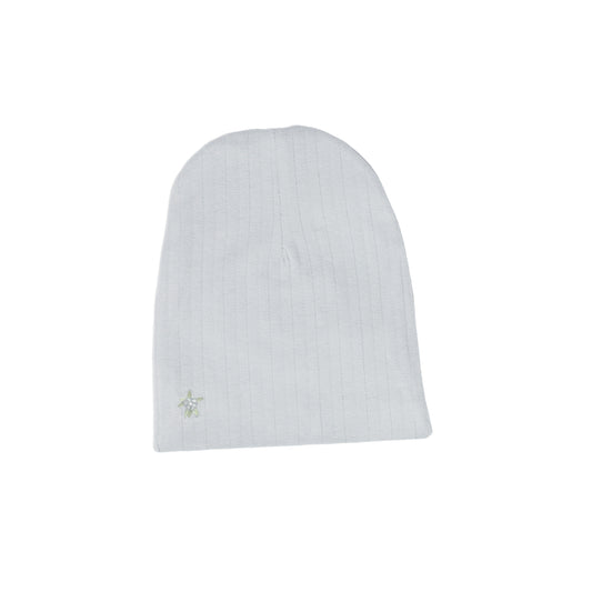 ELY'S & CO. BLUE WIDE RIB COTTON BEANIE