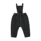 ANALOGIE BLACK DENIM DENIM BIB OVERALLS