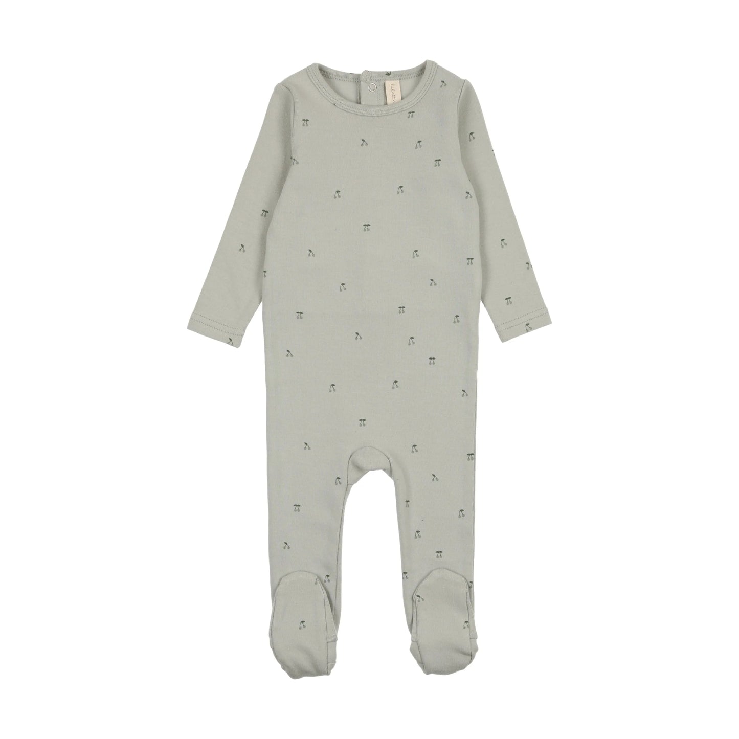 LILETTE PALE BLUE CHERRY PRINT FOOTIE