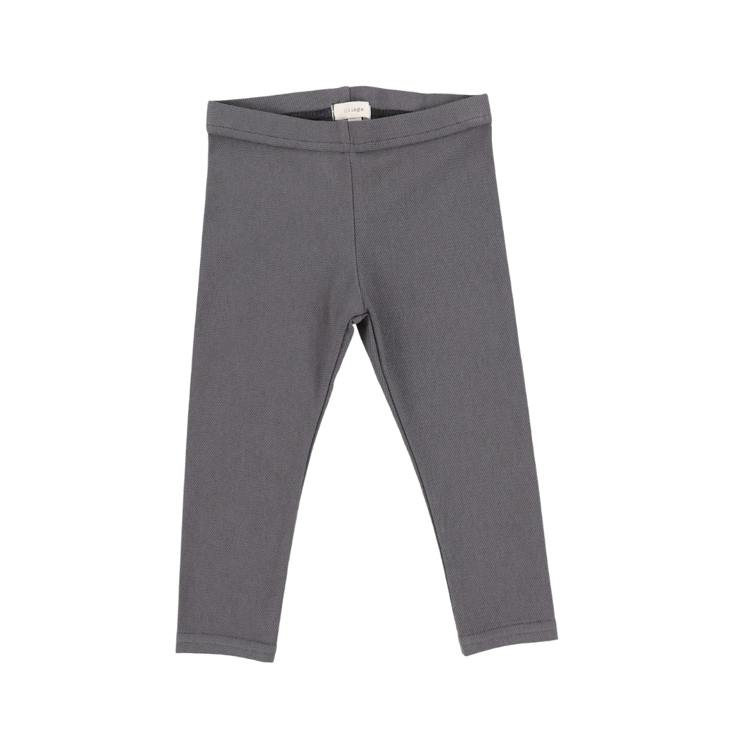 LIL LEGS GREY JEAN LONG LEGGINGS
