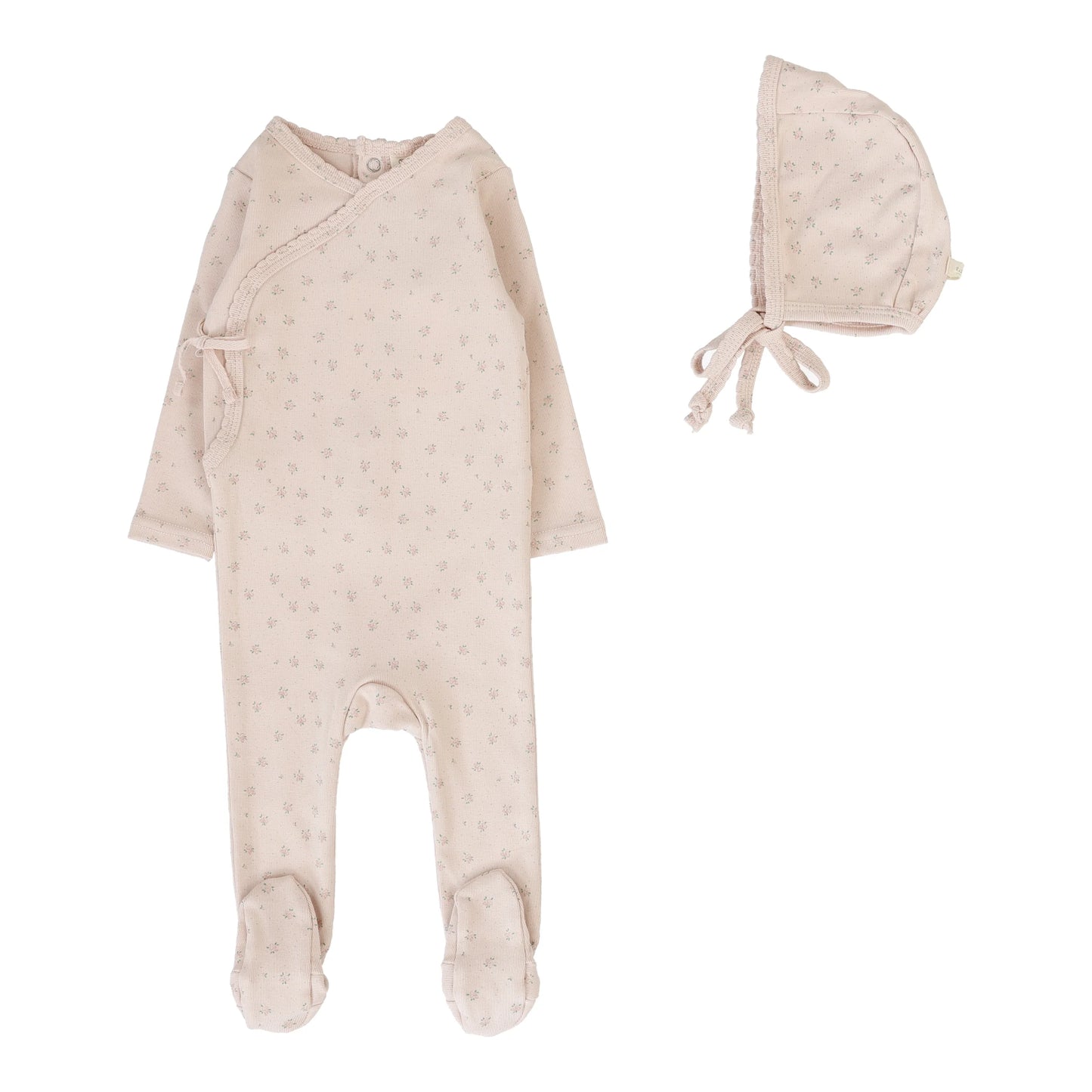 LILETTE SOFT PINK BUD FOOTIE SET