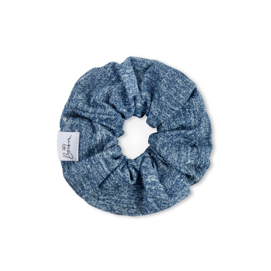 BOWBON BLUE DENIM SCRUNCHIE [FINAL SALE]