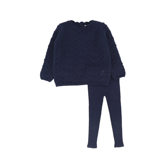 ANALOGIE NAVY KNIT SET