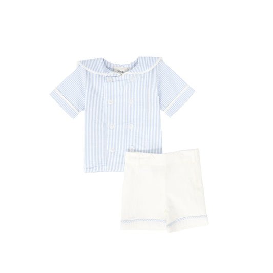 PERNILLE BLUE STRIPE SAILOR SET