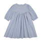 KIN & KIN LIGHT BLUE STITCHED COLLAR DRESS