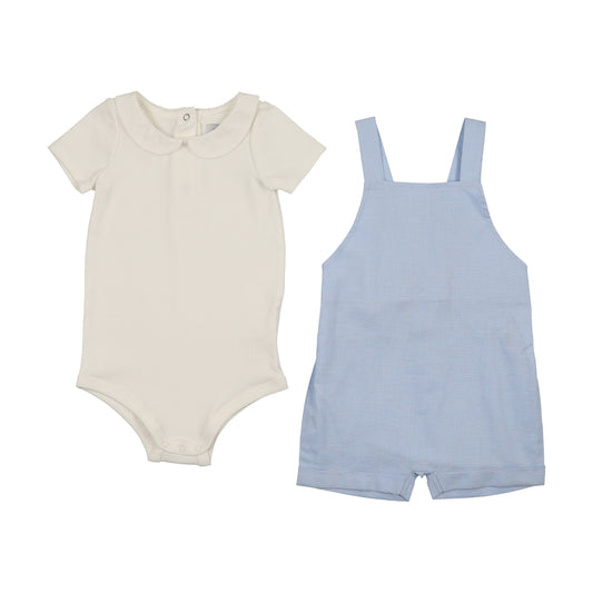 KIN & KIN LIGHT BLUE OVERALL SET