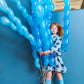 LOUD LIGHT BLUE HOUSE PRINT SKIRT