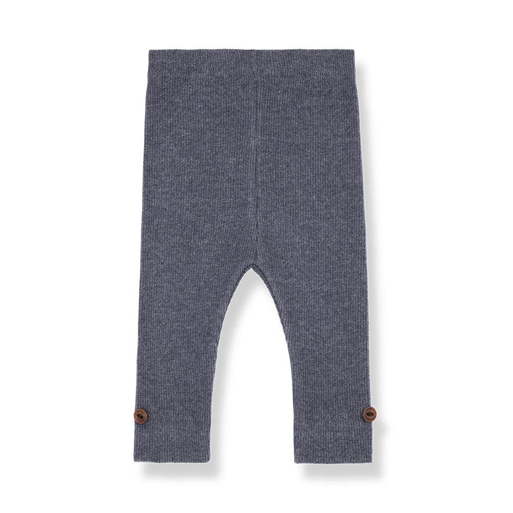 1+ IN THE FAMILY BLUE DENIM BUTTON LEGGINGS