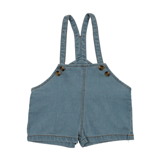 KIN & KIN BLUE CHAMBRAY OVERALLS