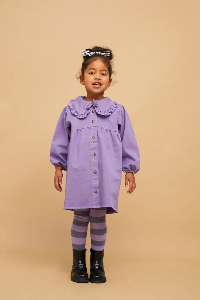 SPROET & SPROUT LAVENDER DENIM COLLAR DRESS