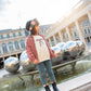SPROET & SPROUT IVORY BOW PATCH SWEATSHIRT