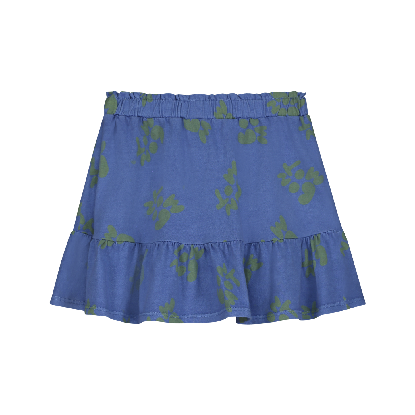 BONMOT MID BLUE LOGO PRINT SKIRT [FINAL SALE]