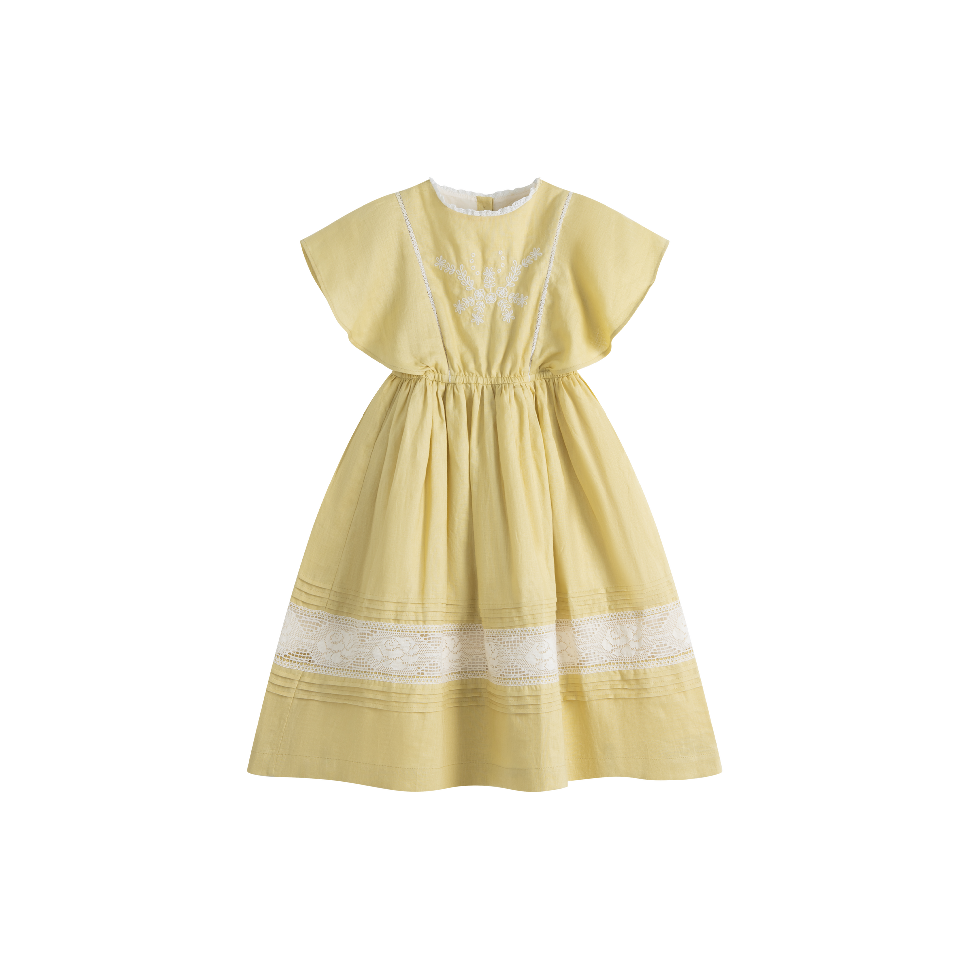 Cera Una Volta Yellow Emilie Dress 12y Cera Una Volta Yellow Emilie Dress 12y