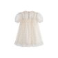 CERA UNA VOLTA CREAM FLORAL TULLE DRESS