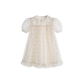 CERA UNA VOLTA CREAM FLORAL TULLE DRESS