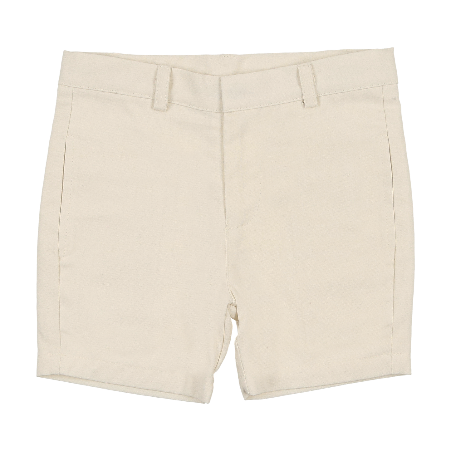 SWEET THREADS CREAM WOVEN SHORTS