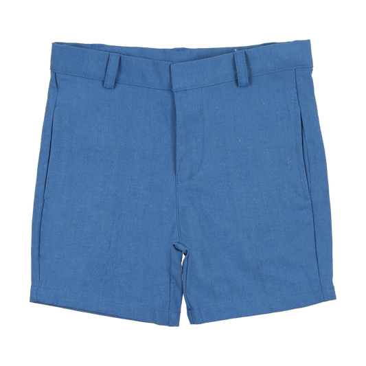 SWEET THREADS BLUE WOVEN SHORTS