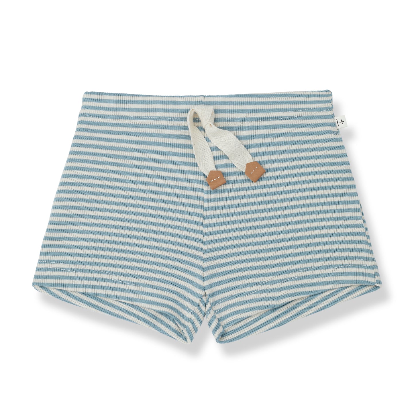 1 + IN THE FAMILY BLUE STRIPED TIE SHORTS [FINAL SALE]
