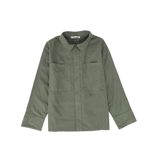 SUNCHILD GREEN COLLARED SHIRT