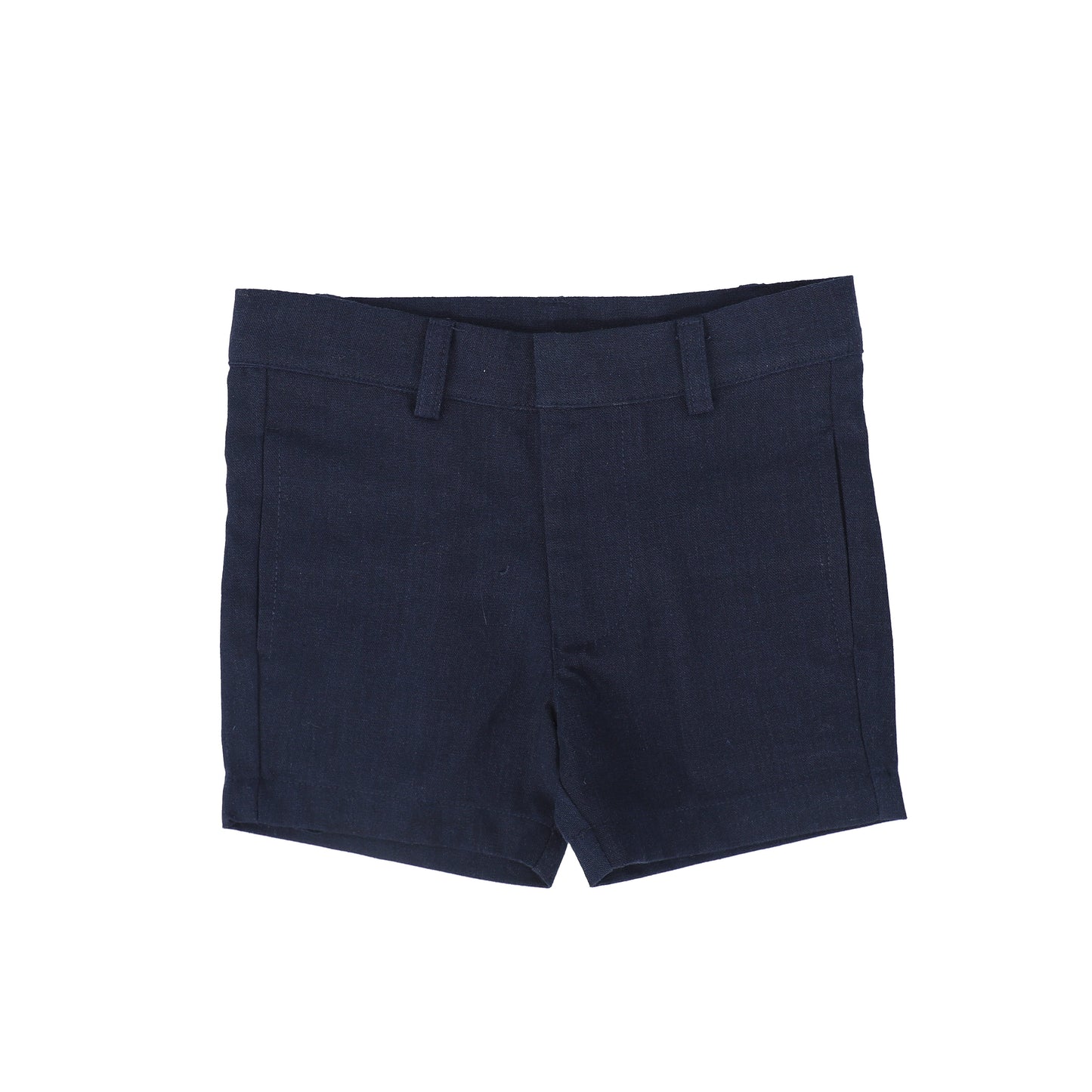 SWEET THREADS NAVY TEXTURED SHORTS