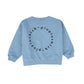 PIUPIUCHICK BLUE LOGO PATCH SWEATSHIRT