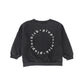 PIUPIUCHICK BLACK WASH LOGO PATCH SWEATSHIRT