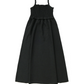 COCO BLANC BLACK SMOCKED MAXI JUMPER