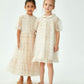 CERA UNA VOLTA CREAM FLORAL TULLE DRESS