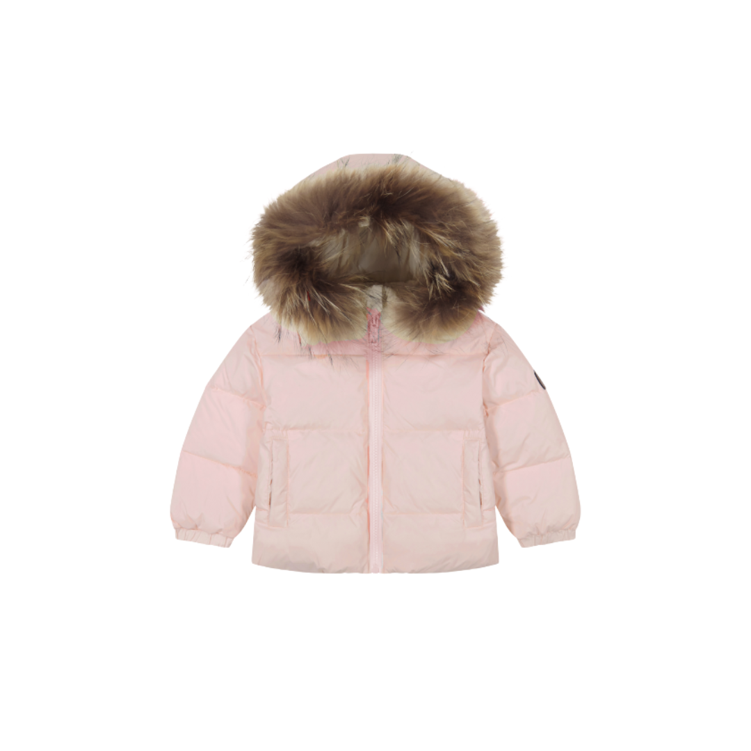 DENALI PETAL PINK PUFFER COAT