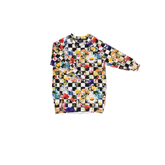 MINIKID FLORAL PRINTED DRESS