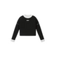 DKNY BLACK/WHITE REVERSIBLE SWEATER