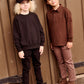 LITTLE PARNI BLACK POCKET SWEATSHIRT
