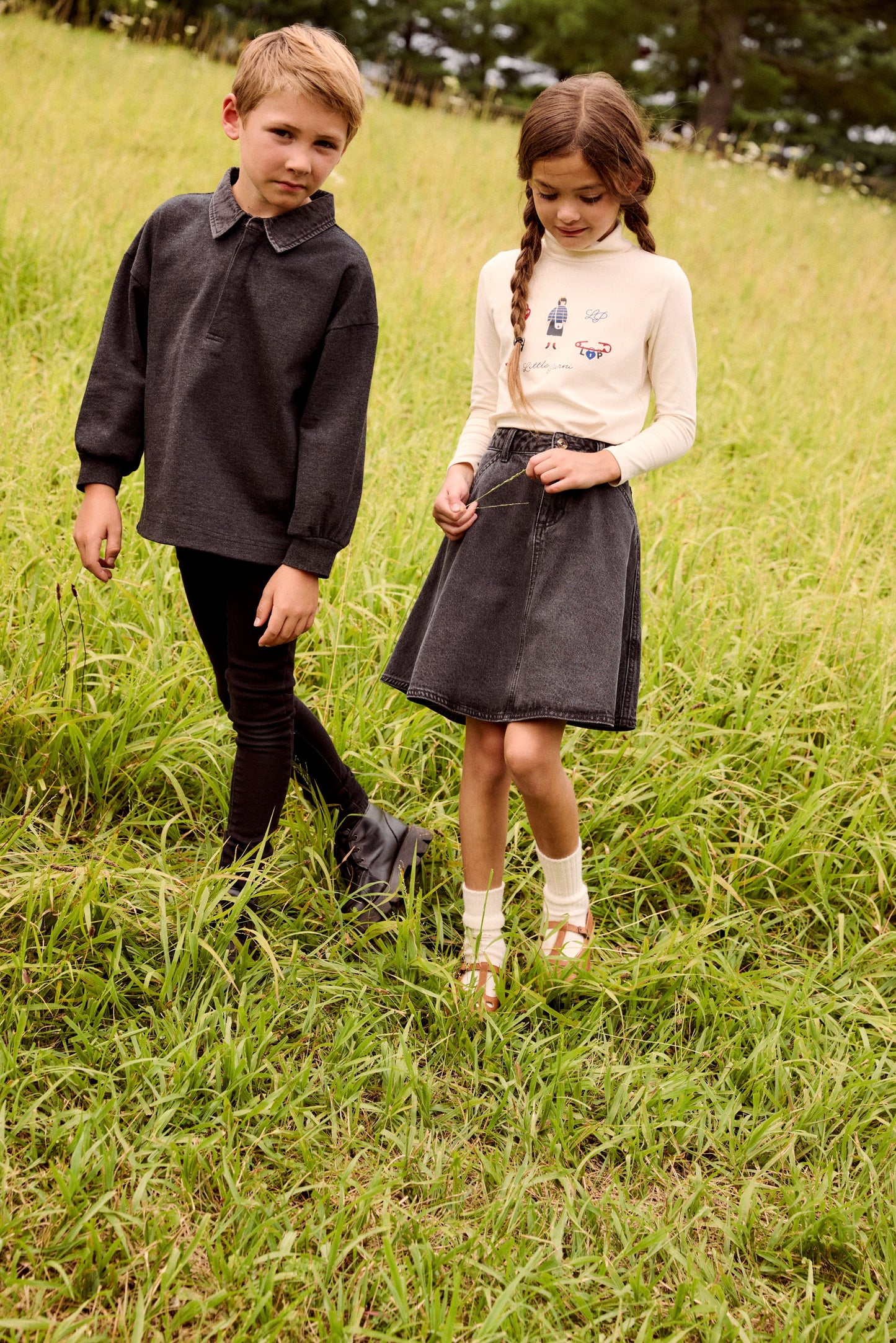 LITTLE PARNI IVORY DESIGNED TURTLENECK