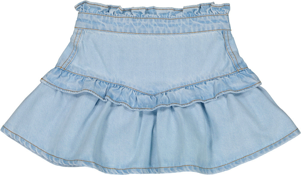 LOUIS LOUISE BLUE DENIM DROP WAIST SKIRT