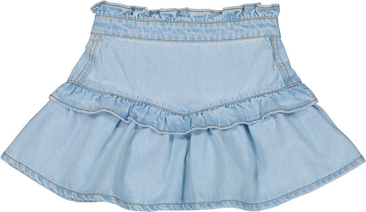 LOUIS LOUISE BLUE DENIM DROP WAIST SKIRT