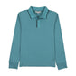 3 BUTTONS LIGHT BLUE/BLUE STRIPE TRIM POLO