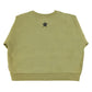 PIUPIUCHICK OLIVE GREEN TIGER PATCH SWEATSHIRT